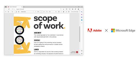 Microsoft Edge and Adobe partner to improve the PDF experience.